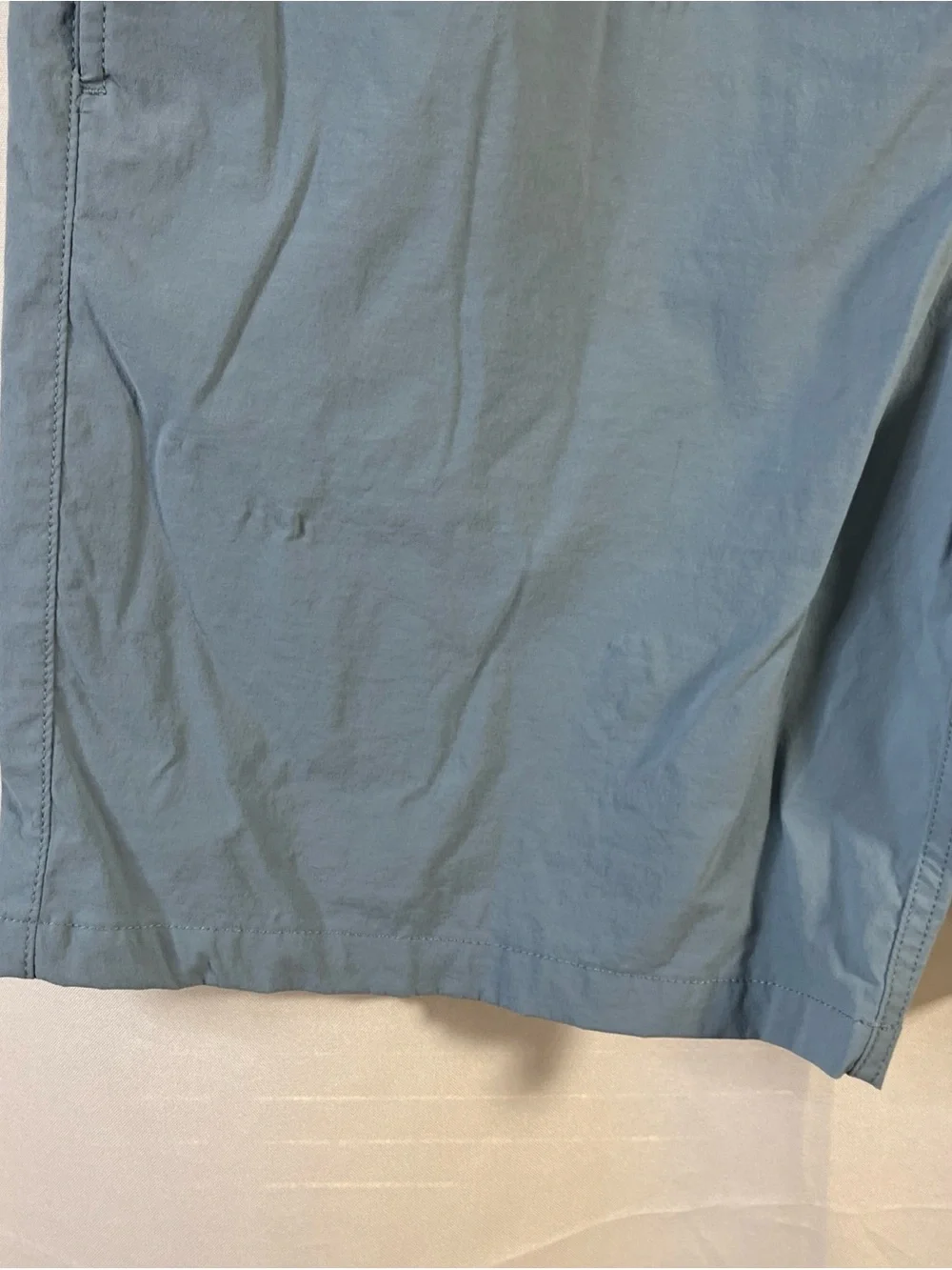 J. Crew Men's Original Swimwear Board Shorts Size 35 Light Blue & Black
